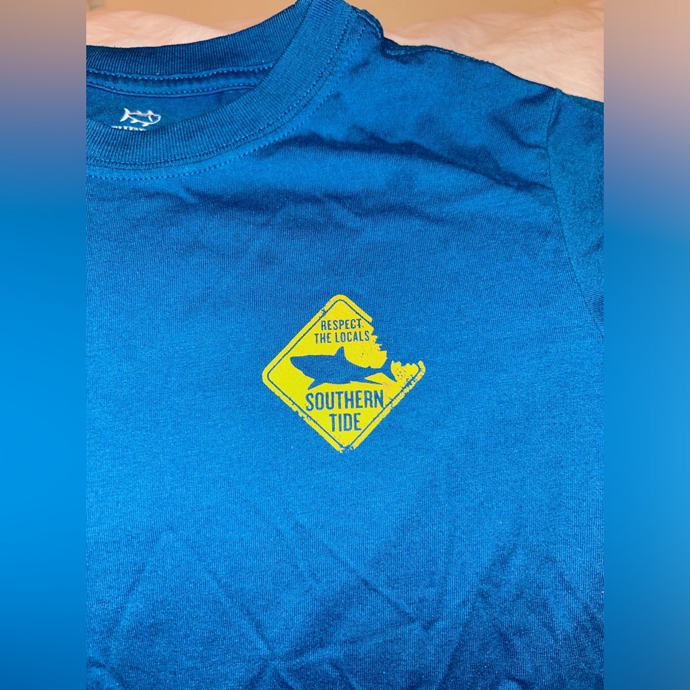 Kids Southern Tide Respect the locals short sleeves T-Shirt• Size Youth Small